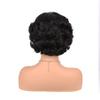 Short Bob Natural Black HD Transparent 13x4 Lace Front Wig Body Wave Natural Wave Human Hair Wig With Baby Hair 150% Density Glueless Pre-Plucked Virgin Hair For Black Women 12 Inch view 4