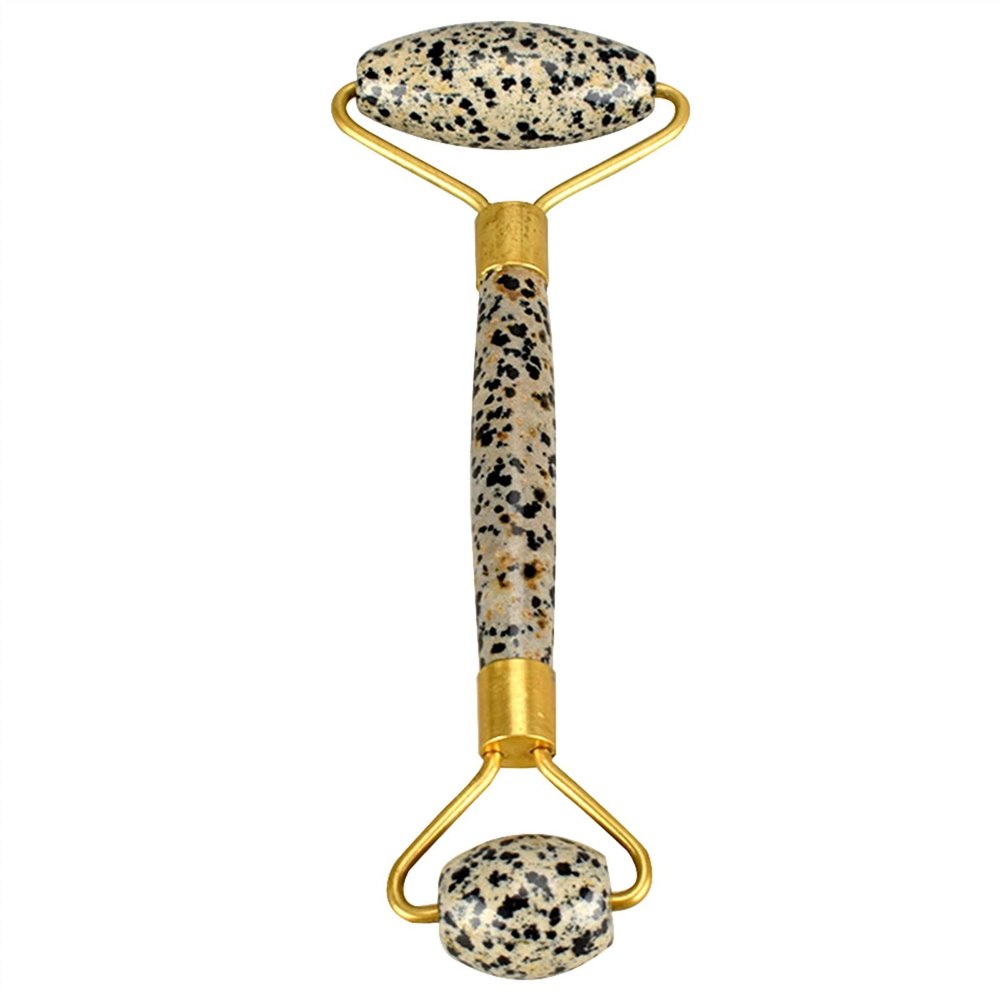 KENID Massage Roller Crystal Jade Stone Cellulite Wrinkle Roller Cool Beauty Tool for Skin Care 1Pcs
