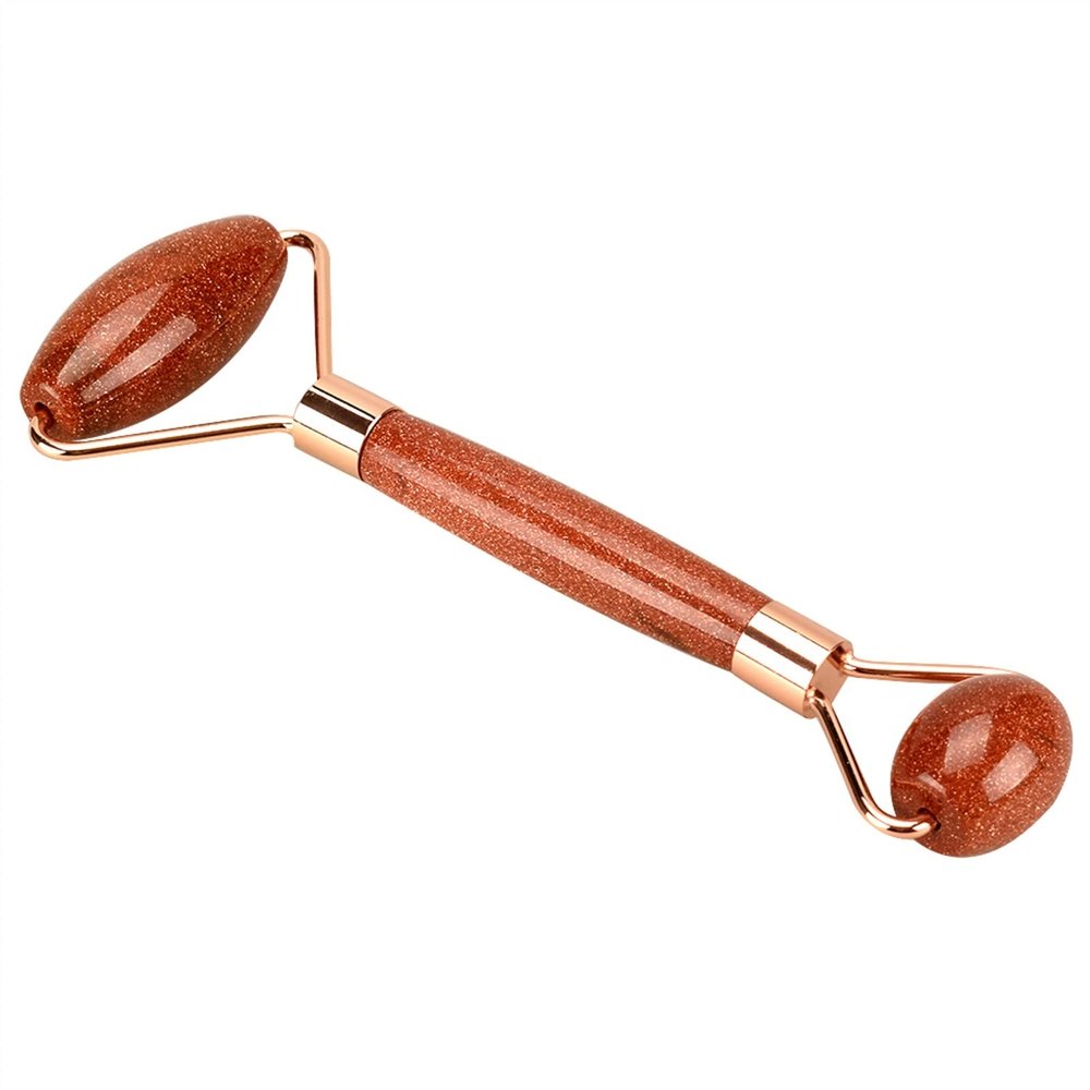KENID Jade Massage Rollers for Face Stone Reiki Crystal Chakra Healing GuaSha Massage Tool Cellulite Roller Wrinkle Removal Stick 1Pcs