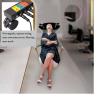 CNCEST Shampoo Bowl Shampoo Unit with Electric Pump,with 2x6.6Gal Bucket and Drain Hoses,38.18-52.36" Height Adjustable,Tilt Adjustable,9" Deep Basin,Barber and Hair Salon Accessories(New upgrade) view 2
