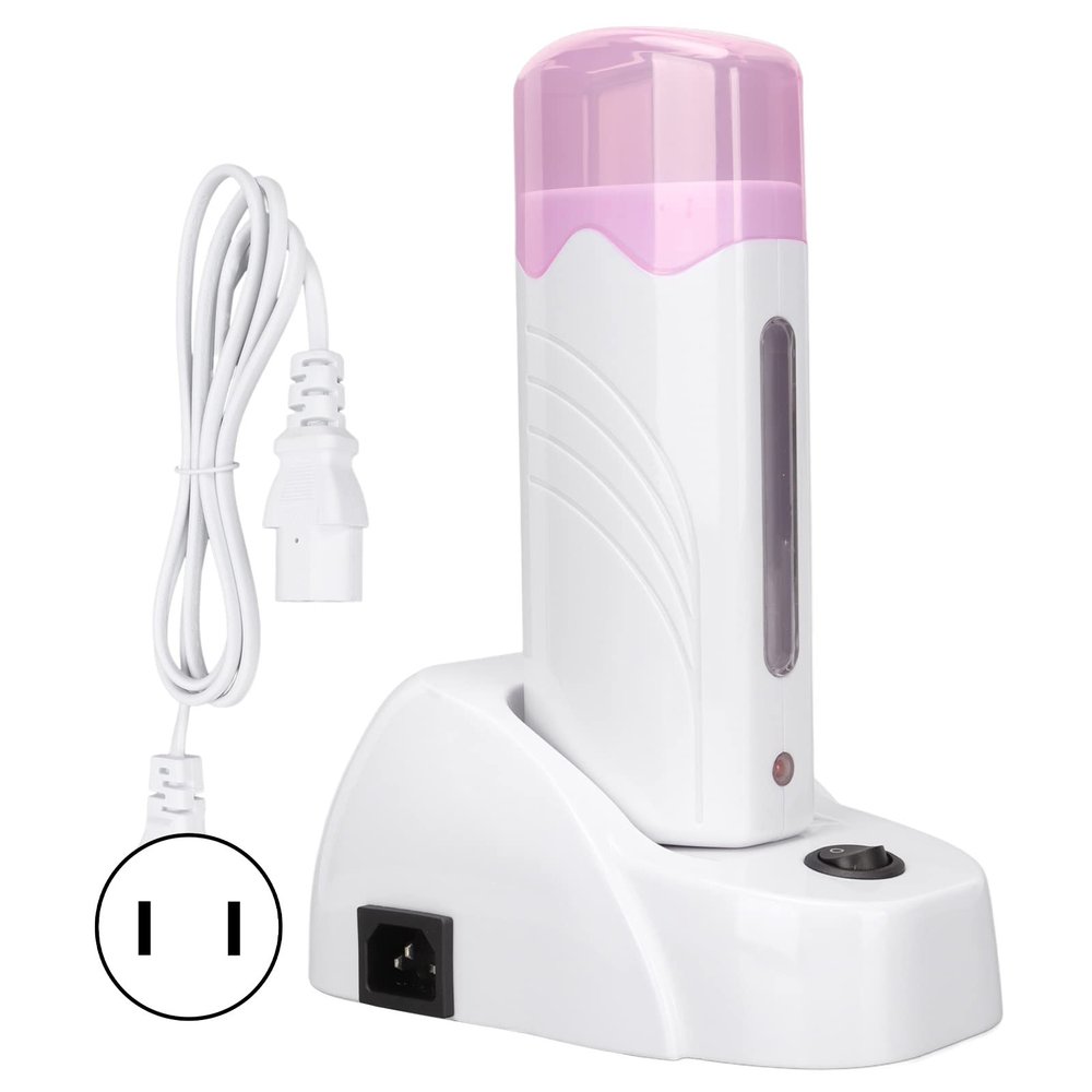 Depilatory Roll Wax Heater Machine, Portable Wax Hair Removal Device with Heater Base, Depilatory Heater, Wax Epilator Machine Set