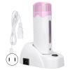 Depilatory Roll Wax Heater Machine, Portable Wax Hair Removal Device with Heater Base, Depilatory Heater, Wax Epilator Machine Set view 1