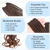 Pre Looped French Curly Braiding Hair 12 Inch Goddess Box Braids Crochet Hair for Women French Curl Braiding Hair Crochet Hair French Curl Crochet Braids with Curly Ends Hair Extensions(T30#) view 3