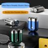 MiNGQIU Newest Mini Shaver Portable Electric Shaver,Pocket Size USB Rechargeable Men Rotary Shaver,Portable Wet and Dry Rechargeable Men Rotary Shaver,Electric Razor for Men (Grey-2PCS) view 2