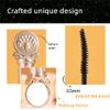 Embossed housing Mascara, Longer Waterproof Lash Cosmetics Natural Lengthening and Thickening Effect No Clumping 4d Silk Fiber For Vibely Mascarawith Makeup Mirror1 Pcs view 2