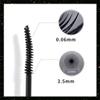 Embossed housing Mascara, Longer Waterproof Lash Cosmetics Natural Lengthening and Thickening Effect No Clumping 4d Silk Fiber For Vibely Mascarawith Makeup Mirror1 Pcs view 4
