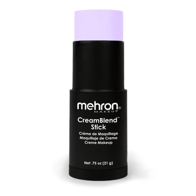 Mehron Makeup CreamBlend Stick | Face Paint, Body Paint, & Foundation Cream Makeup | Perfect for Halloween .75 oz (21 g) (Pastel Purple)