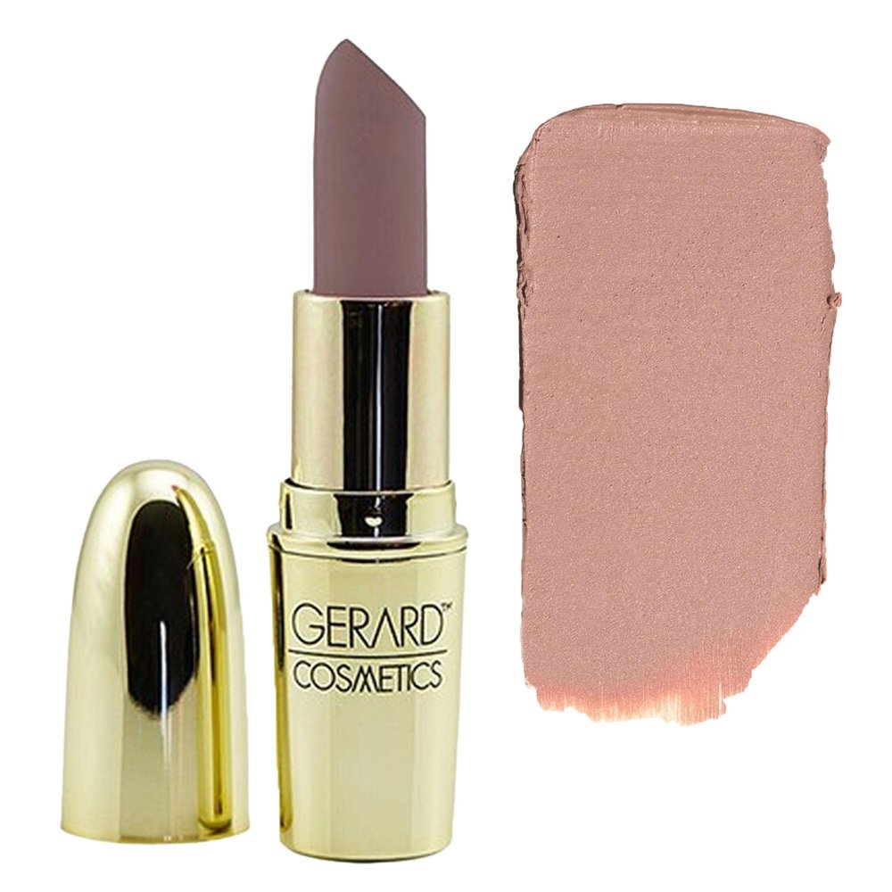 Gerard Cosmetics Lipstick Underground, Mauve Grey Lipstick with Luxe Satin Finish, Highly Pigmented, Smooth Formula with Hydrating Ingredients, Long Lasting, Cruelty Free & Made in USA