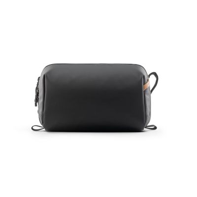 PGYTECH Wash Pouch Hanging Toiletry Bag for Men, Waterproof Dopp Kit Travel Makeup Bag Organizer for Toiletries & Cosmetics, Black