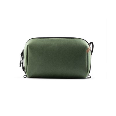 PGYTECH Wash Pouch Hanging Toiletry Bag for Men, Waterproof Dopp Kit Travel Makeup Bag Organizer for Toiletries & Cosmetics, Green