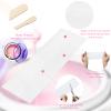 Ireer 1000 Pcs Wax Strips and Sticks Kit 500 Pcs Non Woven Waxing Strips 500 Pcs Assorted Applicator Sticks Soft Wooden Facial Body for Eyebrow Hair Removal Spa Home Women Men Leg view 3