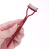 Eyelash Comb MSQ Eyelash Separator Mascara Applicator Eyelash Definer With Comb Cover Arc Designed Cosmetic Brushes Tool Red (1PCS) view 4