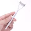 Eyelash Comb MSQ Eyelash Separator Mascara Applicator Eyelash Definer With Comb Cover Arc Designed Cosmetic Brushes Tool White (1PCS) view 3
