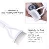 Eyelash Comb MSQ Eyelash Separator Mascara Applicator Eyelash Definer With Comb Cover Arc Designed Cosmetic Brushes Tool White (1PCS) view 4