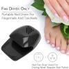 Milltrip Milltrip Nail Fan Dryer, Nail Dryer Nail Art Polish Machine, Black view 2