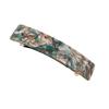 1 Pair Tortoise Shell Celluloid Curved French Barrettes Hair Clips Metal Spring Clips Barrette Ponytail Hair Grip No Slip Grip Workouts Hairpins Chic Styling (Lake Blue) view 3