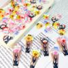 60PCS Kawaii Nail Art Charms 3D Cute Cat Resin Jelly Gummy Sweet Candy Slime Making Ornament Nail Decoration Accessories for DIY view 2