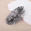 Aimimier Flower Crystal Hair Clips Large Rhinestone Alligator Snap Clip Hair Pins Luxury Wedding Hair Accessories for Women (Purple) view 4
