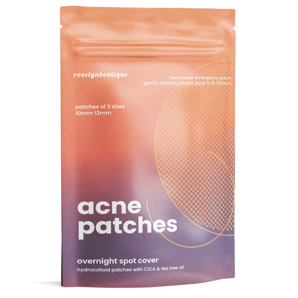 ROSELYNBOUTIQUE Pimples Patches for Face - 48 Hydrocolloid Acne Clearing Patches for Face Spot Cover Absorbing Clearing Fast Healing Skin Care Tools