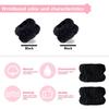 2pcs Wrist Bands for Washing Face, Microfiber Face Washing Wristbands, Arm Wrist Towels, Spa Face Wash Wristbands, Stretchy Absorbent Wash Band for Woman Children view 2