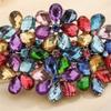 Aimimier Flower Crystal Hair Barrettes Sparkling Rhinestone Hair Spring Clamp Hair Pins Fashion Prom Party Hair Accessories for Women (Colorful) view 4