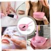 Beavorty 1set Diy Facial Mask Making Kit Tools Set Facial Brush Mixing Bowl Spoon for Home for Skincare Lovers view 4