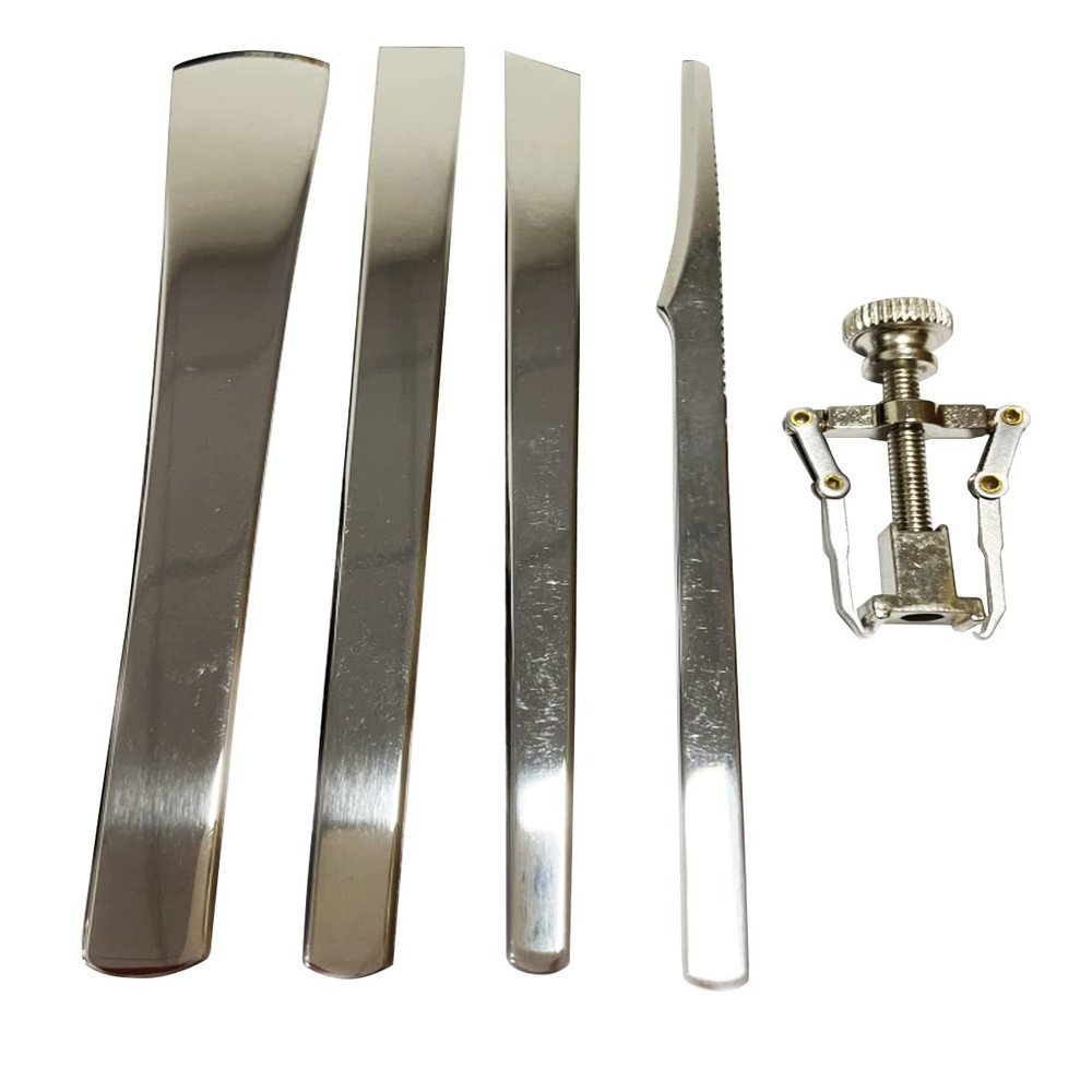 5PCS Stainless Steel Ingrown Toenail Pedicure Knife Set, IngrownToenail Corrector for Thick Ingrown Nail Callus
