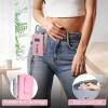 Professional Nail Drill Machine, AZ GOGO 30000RPM Rechargeable Portable Nail Drills for Acrylic Gel Nails - Cordless Electric Nail Drill with LCD Display (Pink) view 4