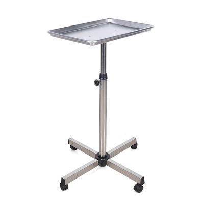 Hair Salon Tray Cart on Wheels, Beauty Rolling Cart Adjustable Height Tattoo Rolling Tray Station Mobile Beauty Trolley Cart Instrument Stand Procedure Trays with Wheels for Salon Beauty Spa