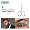 MR.GREEN Eyebrow Scissors Curved Blade Cuticle Facial Hair Scissors Professional Stainless Steel Manicure Trimmer Hair Remover (Mr-2001) view 3