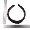 4Pcs Wig Headband,Korean Style Fishbone Braid Twist Braided Wide-brimmed Non-slip Headwear,Female Hairbands,Wide Hair Hoop,Wash Face Headband view 2