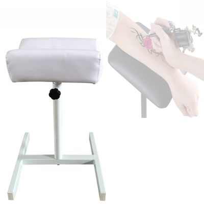 Tattoo Armrest Stand Tattoo Armrest Stand, H-Base Adjustable Height Tilt Black Leather Pad, Stability Strongly,Thicken Soft Sponge Pad, Tattoo Studio Artist