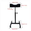 Tattoo Armrest Stand Tattoo Armrest Stand, H-Base Adjustable Height Tilt Black Leather Pad, Stability Strongly,Thicken Soft Sponge Pad, Tattoo Studio Artist view 2