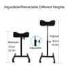Tattoo Armrest Stand Tattoo Armrest Stand, H-Base Adjustable Height Tilt Black Leather Pad, Stability Strongly,Thicken Soft Sponge Pad, Tattoo Studio Artist view 3