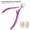 FERYES Toenail Clipper Straight Blade for Ingrown and Thick Nails - Stainless Steel and Sharp Pointed Tip Ingrown Nail Clipper  Wide Jaw Toe Nail Cutter Ingrown Tool view 2