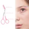 ONEUPIN 7-Piece Professional Eyebrow Grooming Kit with Razor, Tweezer, Eyelash Curler, False Eyelash Tool, Scissors, Comb - Women's Kit (Pink) view 2