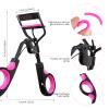 Docolor Eyelash Curler Kit with Extra Replacement Refill Pads and Duo Eyebrow Brush Professional Angled Eye Brow Brush and Spoolie Brush view 2