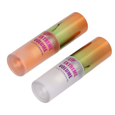 2Pcs Day & Night Lip Plumping Oil Set, 4.5G Plumper Serum With Ginger + Mint, Gloss for Moisturizing and Reducing Fine Lines