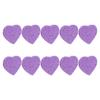 LALAFINA 10PCS Facial Sponges Heart Shape Compressed Facial Sponges Makeup Removal Sponges for Face Cleansing Exfoliating, Purple view 1