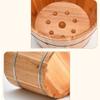 Katzowen Foot Soaking Bath Basin,Wood Footbath Bucket Pedicure and Massager Tub for at Home Spa Treatment for Soaking Tired and Sore Feet view 4