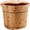 Katzowen Foot Basin for Foot Bath,Soak,or DetoxFoot Spa for Adults,Large Foot Soak Tub,Foot Soak Bucket Made of Solid Wood Foot Spa Household Wash Ba view 1