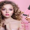 Mini 3 Barrel Curling Iron, Dual Voltage Triple Barrel Hair Waver for Home and Travel, Ceramic Tourmaline 1/2 Inch, Pink view 2