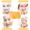 100-Count Compressed Facial Sponges for Estheticians Heart Shape Natural Cellulose Sponge Cosmetic Spa Sponges for Face Cleansing, Massage, Pore Exfoliating, Mask, Makeup Removal, Deep Yellow view 2