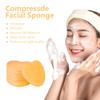 100-Count Compressed Facial Sponges for Estheticians Heart Shape Natural Cellulose Sponge Cosmetic Spa Sponges for Face Cleansing, Massage, Pore Exfoliating, Mask, Makeup Removal, Deep Yellow view 3