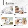 2/3-pack Airless Pump Jar empty cosmetic jar cream jar refillable bottle for moisturizer moisture container for travel push down pump Airless Pump Bottles dispenser for facial face makeup lotion cream (1 oz+1.7oz jar) view 3