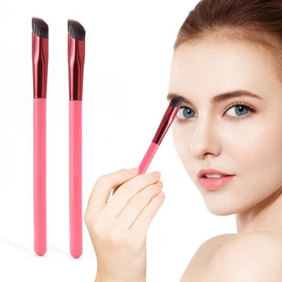 2Pcs 4D Hair Stroke Brow Stamp Brush, Zelda Eyebrow Brush, Ultra-thin Multi Function Eyebrow Brush, Realistic Eyebrow Brush, Square Eyebrow Makeup Brush Multifunction Eyebrow Brush