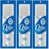 Q-Tips Cotton Swabs, 500 Count (Pack of 3) view 1