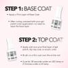 KIARA SKY Ultimate Gel Top Coat & Base Coat Duo 15ml | Soak Off Gel Polish Formula view 3