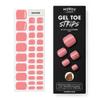 MOYOU LONDON Semi Cured Gel Nail Strips - 32 Pcs. Waterproof Toe Gel Nail Wraps, Cures in Sunlight or UV/LED Lamp, Lasts Up to 2+ Weeks, Stretchable, Easy to Apply & Remove, Vegan & Cruelty-Free view 1