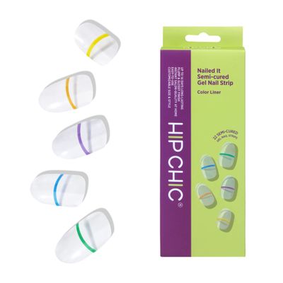 HIP CHIC Nailed It SEMI CURED GEL NAIL STRIP Color Liner